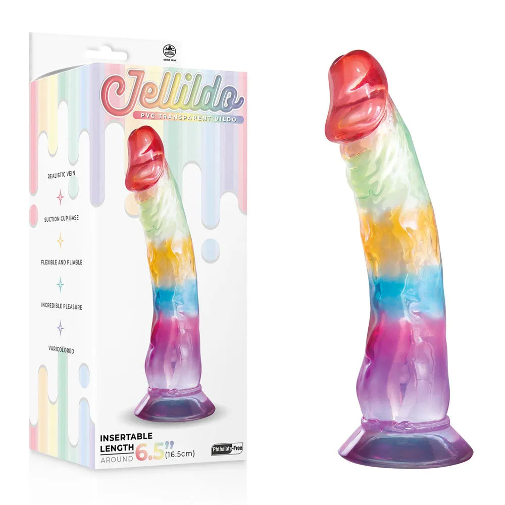 Jellido 16.5cm Dildo - Clear 16.5 cm Dildo - Take A Peek