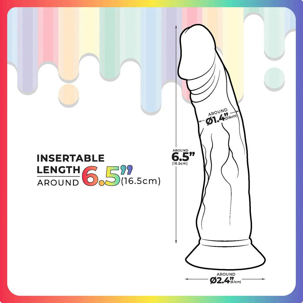 Jellido 16.5cm Dildo - Clear 16.5 cm Dildo - Take A Peek