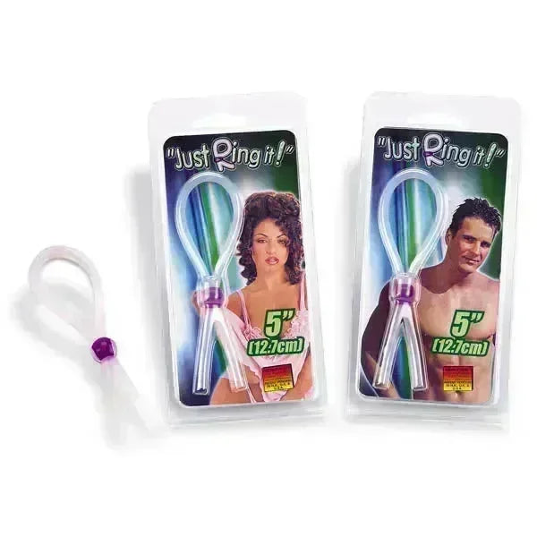 Just Ring It - Clear Cock Lasso Ring - Take A Peek