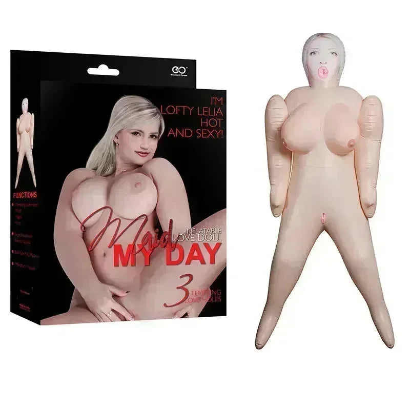 Maid My Day - Lofty Lelia - Inflatable Love Doll - Take A Peek