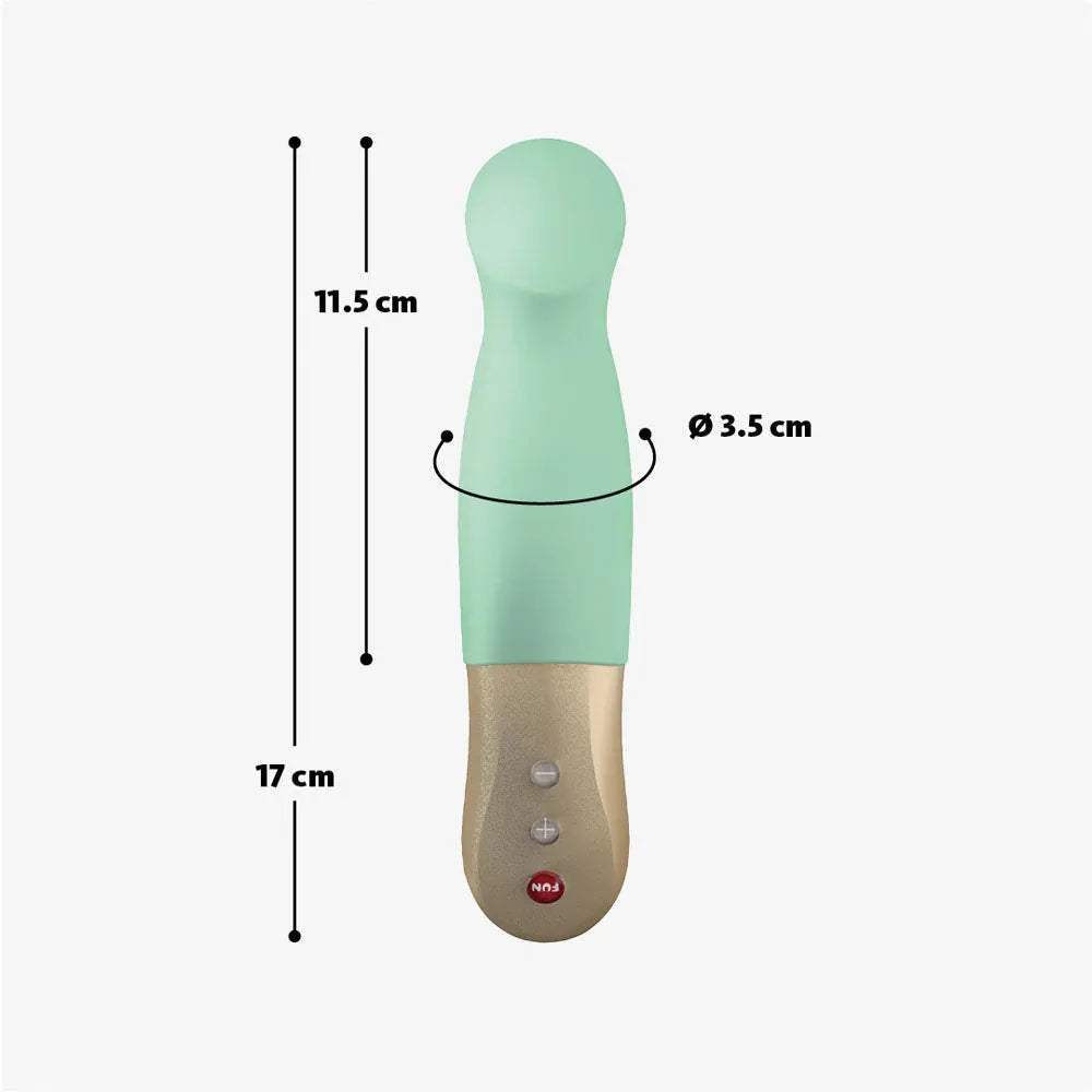 Fun Factory SUNDAZE pistachio - Pistachio 17.5 cm USB Rechargeable Thrusting Vibrator - Take A Peek