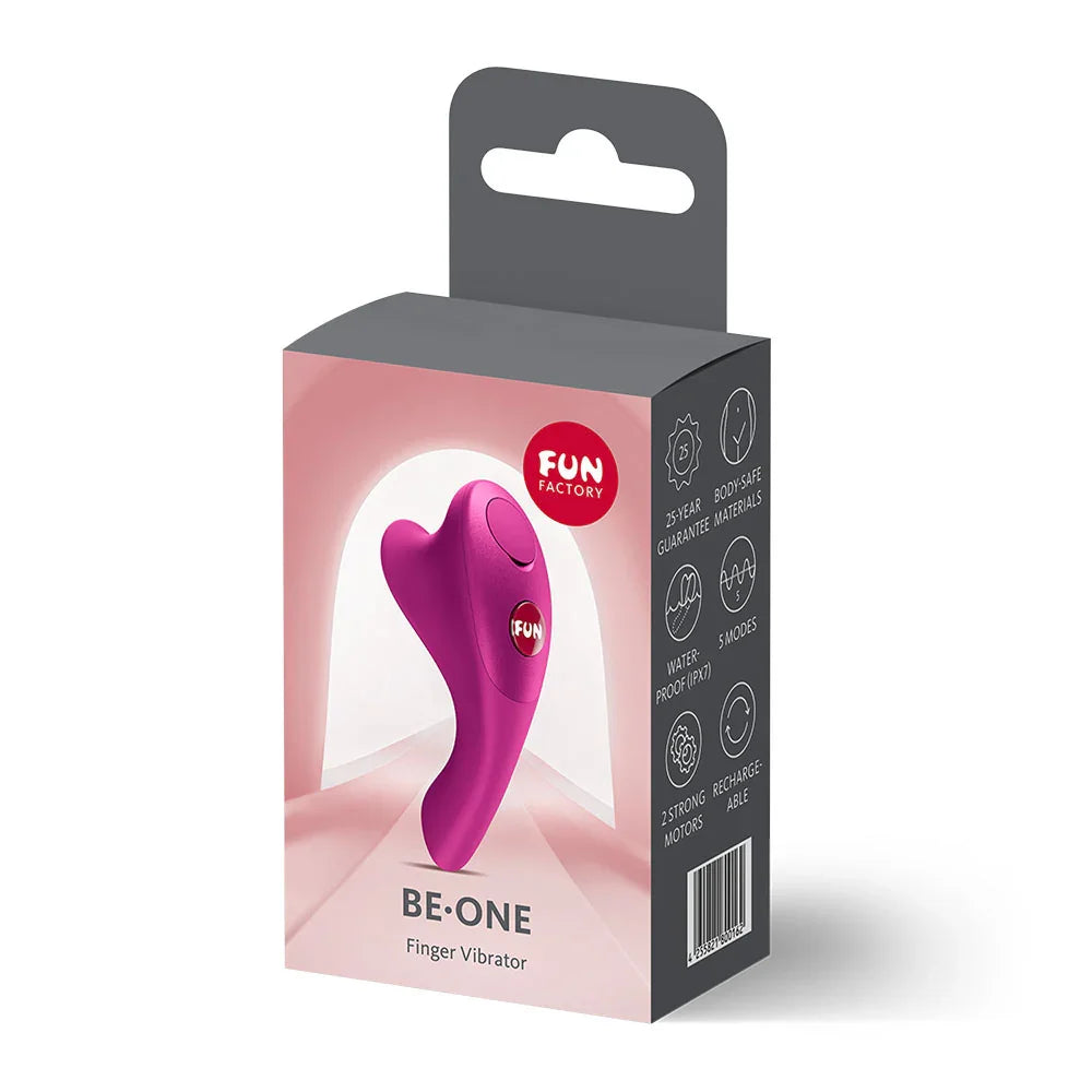 Fun Factory BE-ONE Magenta - Magenta USB-C Rechargeable Finger Stimulator - Take A Peek