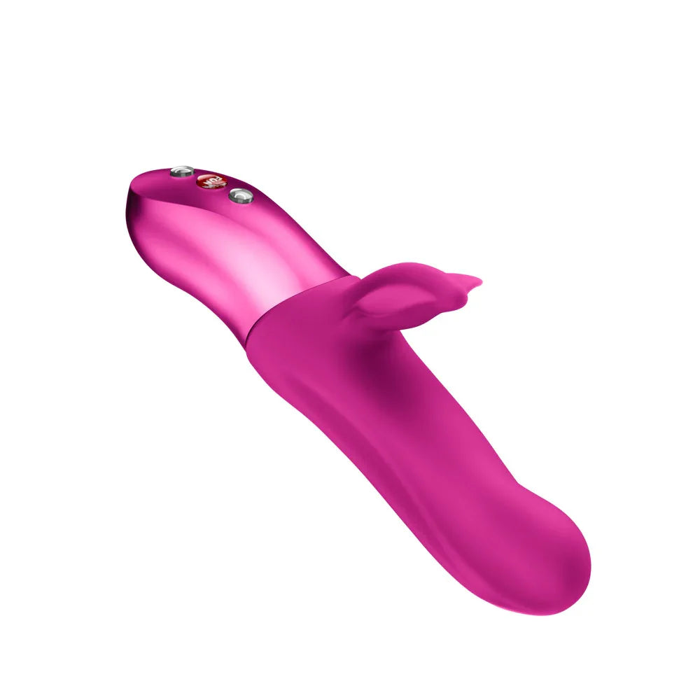 Fun Factory BI STRONIC FUSION Magenta - Magenta USB Rechargeable Stronic Rabbit Vibrator - Take A Peek