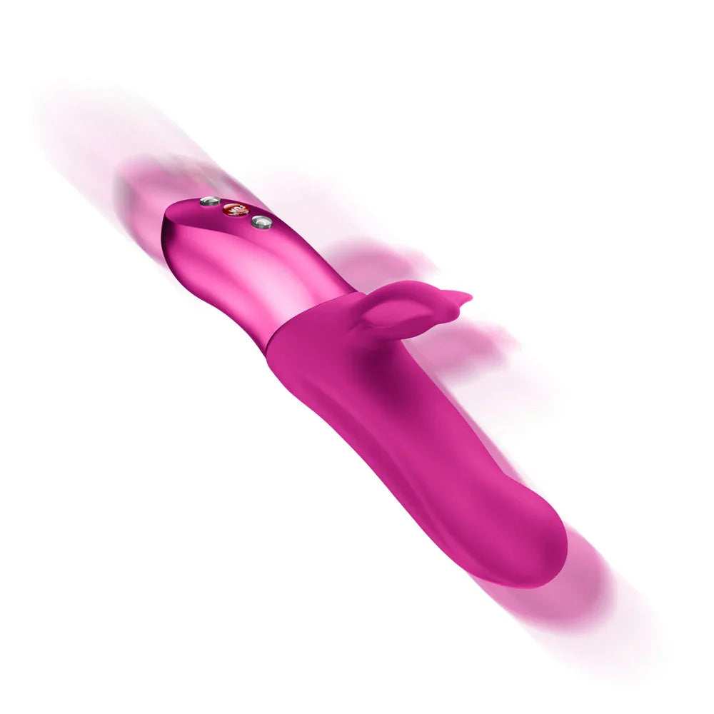 Fun Factory BI STRONIC FUSION Magenta - Magenta USB Rechargeable Stronic Rabbit Vibrator - Take A Peek