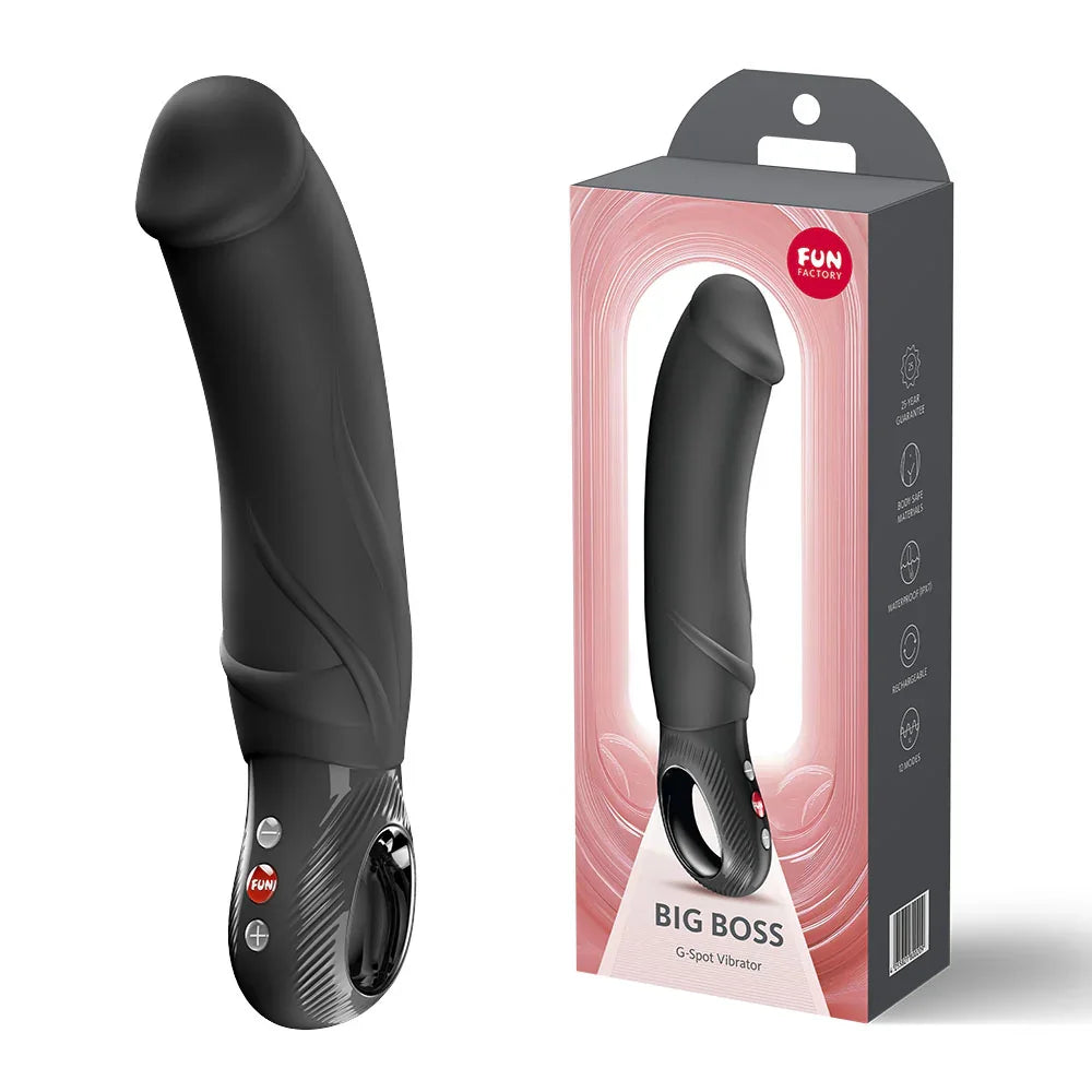 Fun Factory BIG BOSS - 22.9 cm USB-C Vibrator - Take A Peek