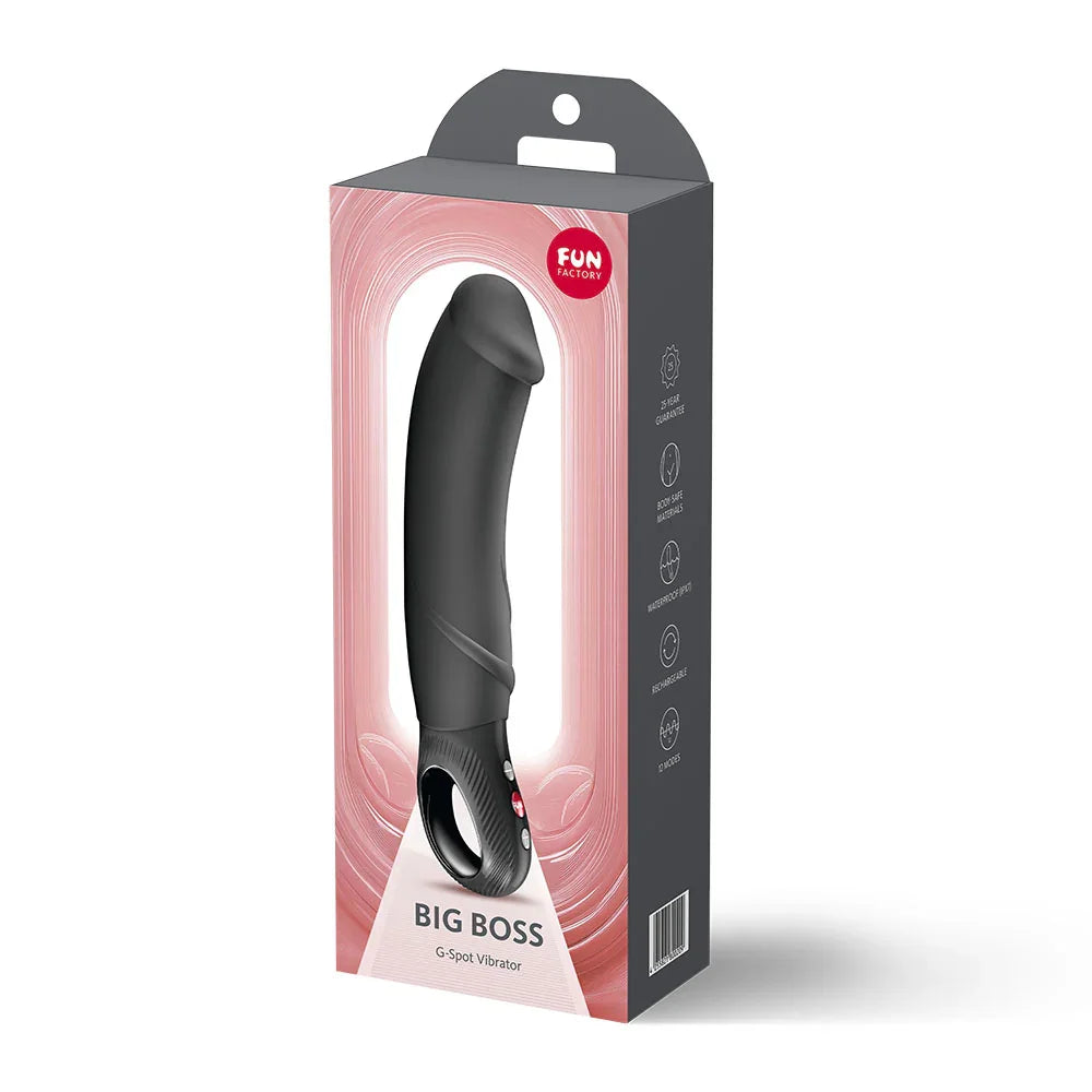 Fun Factory BIG BOSS - 22.9 cm USB-C Vibrator - Take A Peek