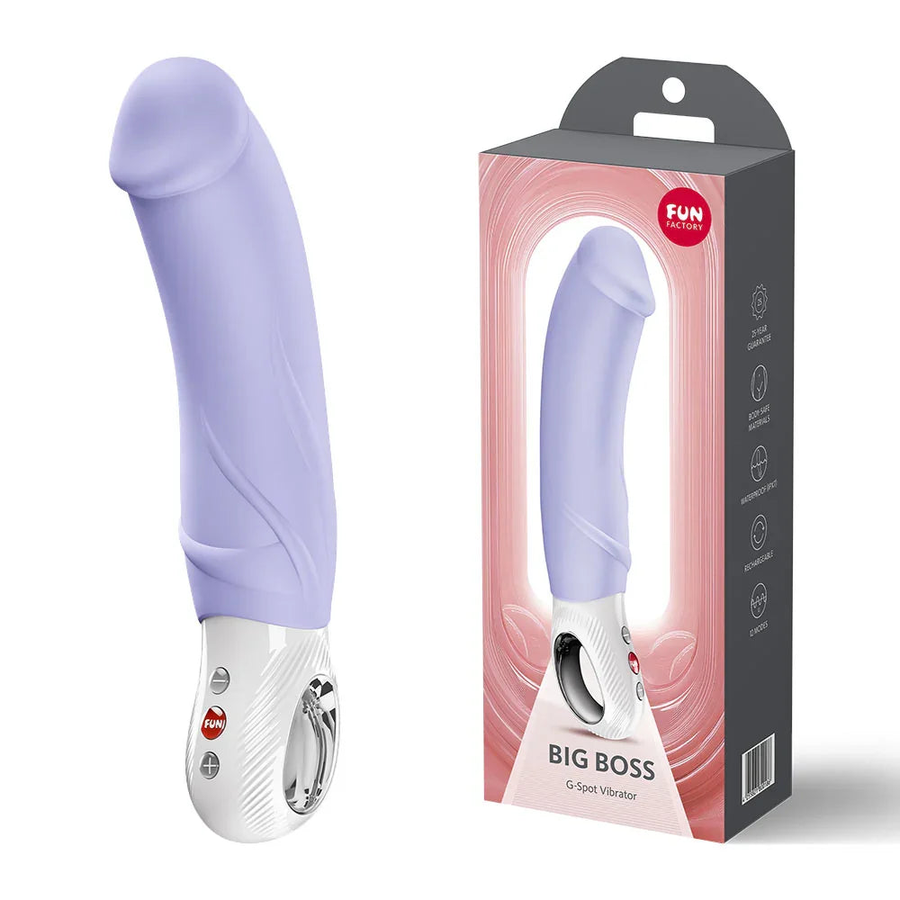 Fun Factory BIG BOSS - 22.9 cm USB-C Vibrator - Take A Peek
