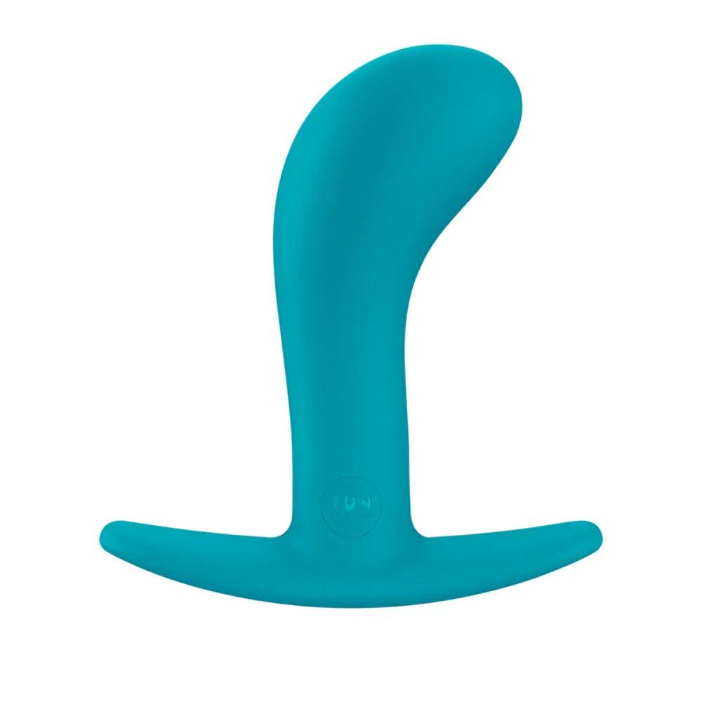 Fun Factory BOOTIE L Aquamarine - Aquamarine 10.9 cm Large Anal Plug - Take A Peek