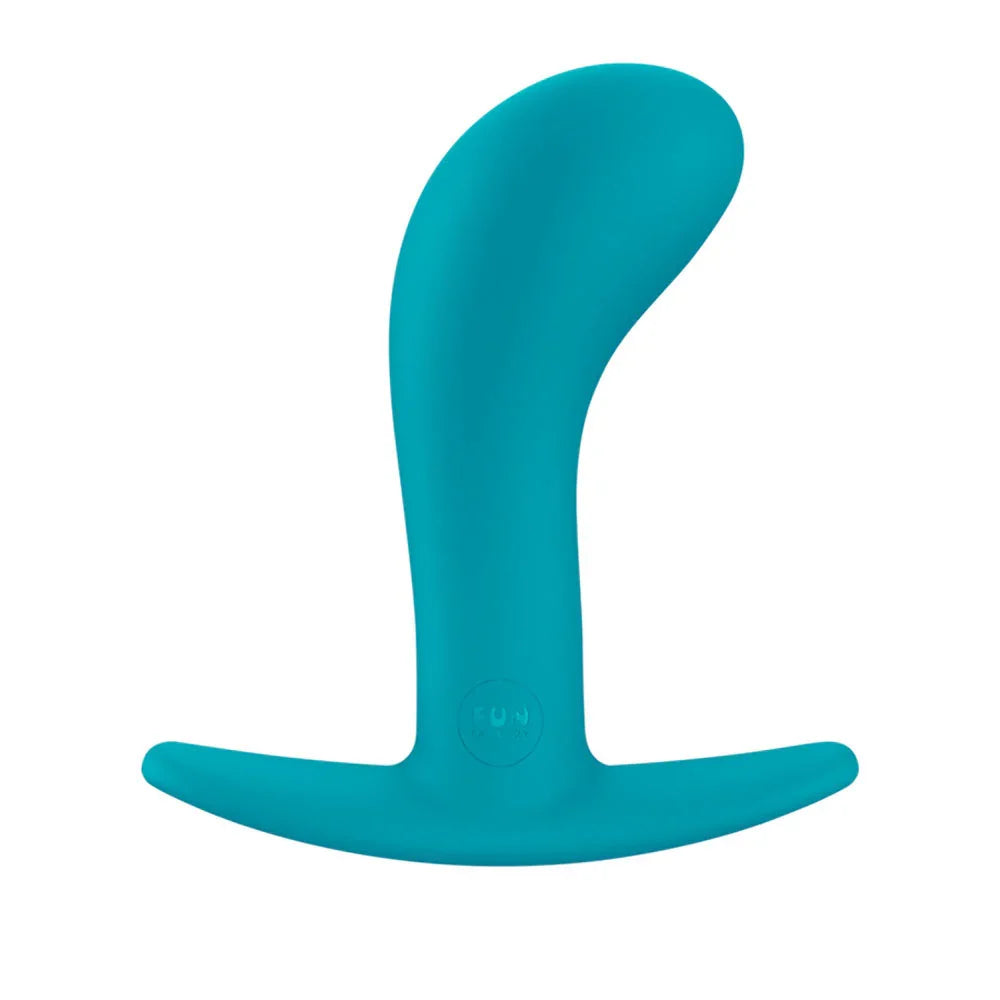 Fun Factory BOOTIE L Aquamarine - Aquamarine 10.9 cm Large Anal Plug - Take A Peek