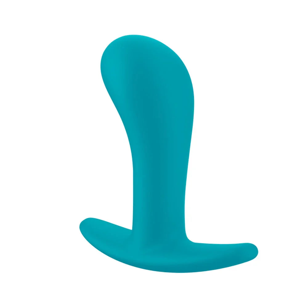 Fun Factory BOOTIE M Aquamarine - Aquamarine 9.4 cm Medium Butt Plug - Take A Peek