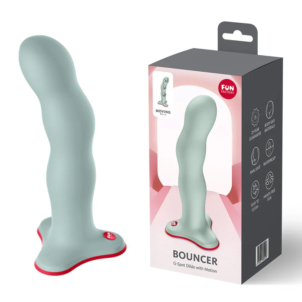 Fun Factory BOUNCER Light - Light 18 cm Dildo - Take A Peek