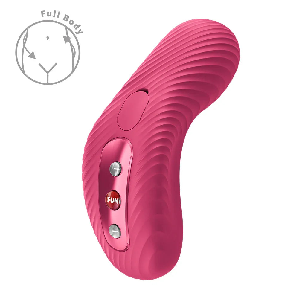 Fun Factory LAYA III Raspberry - Raspberry USB-C Rechargeable Stimulator - Take A Peek