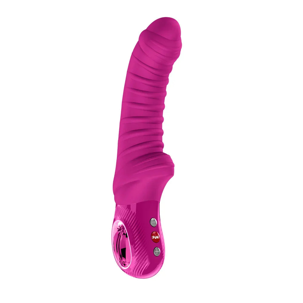 Fun Factory TIGER Magenta - Magenta 22.4 cm USB-C Rechargeable Vibrator - Take A Peek