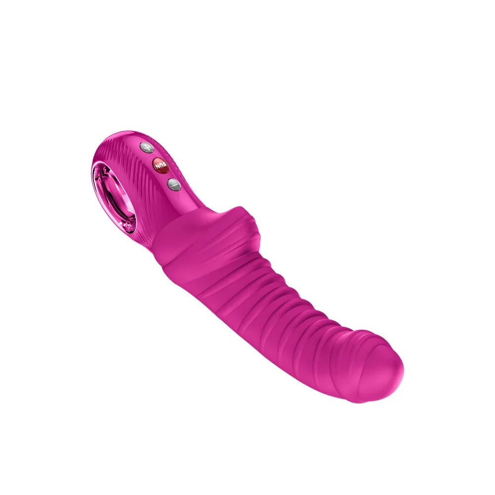 Fun Factory TIGER Magenta - Magenta 22.4 cm USB-C Rechargeable Vibrator - Take A Peek