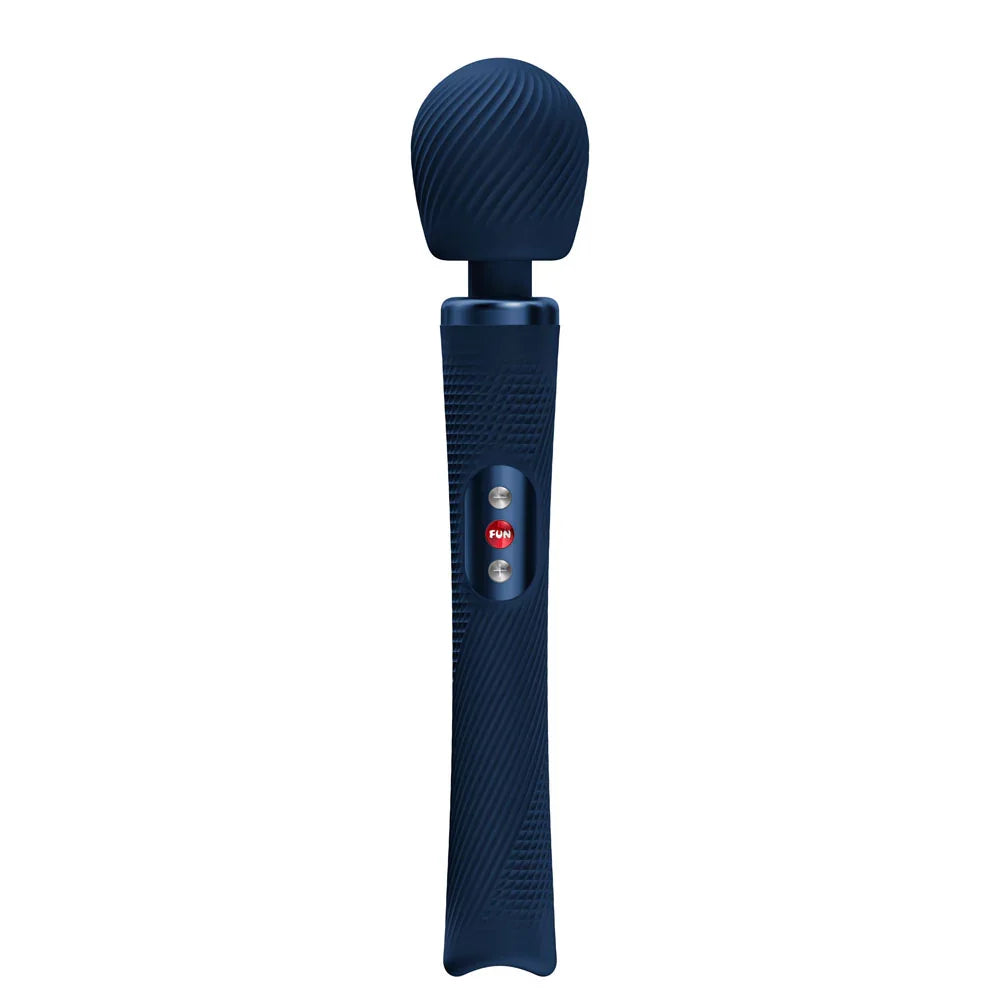 Fun Factory VIM Nightblue - Nightblue USB-C Rechargeable Rumbling Massage Wand - Take A Peek