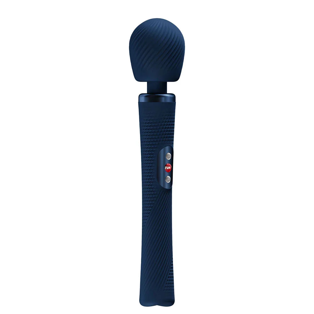 Fun Factory VIM Nightblue - Nightblue USB-C Rechargeable Rumbling Massage Wand - Take A Peek