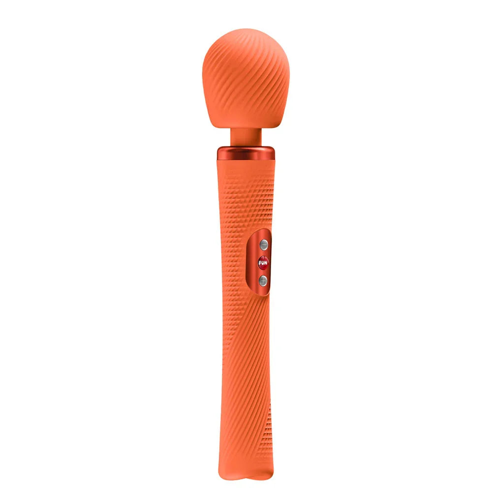 Fun Factory VIM Orange - Orange USB-C Rechargeable Rumbling Massage Wand - Take A Peek