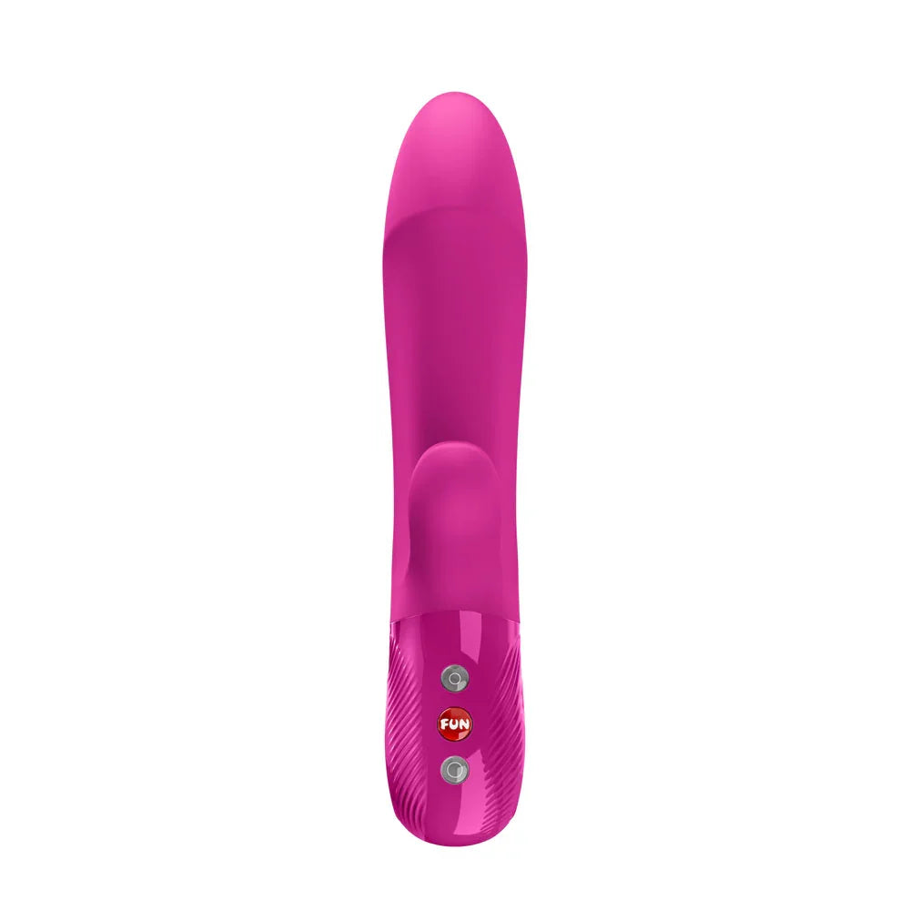 Fun Factory BI STRONIC EMBRACE Magenta - Magenta USB-C Rechargeable Thrusting Vibrator - Take A Peek