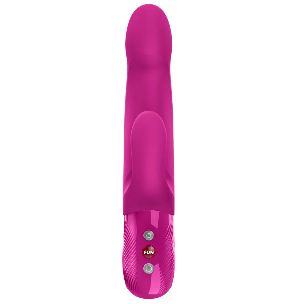 Fun Factory BI STRONIC IMMERSE Magenta - Magenta 22.1 cm USB-C Rechargeable Thrusting Vibrator - Take A Peek