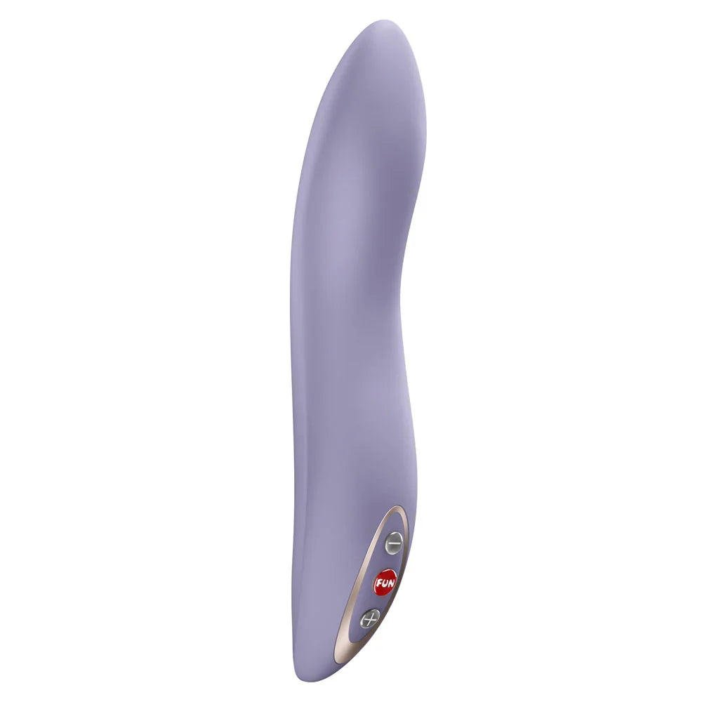 Fun Factory STRONIC FLOW Light Violet - Light Violet USB Rechargeable Thrusting Vibrator - Take A Peek