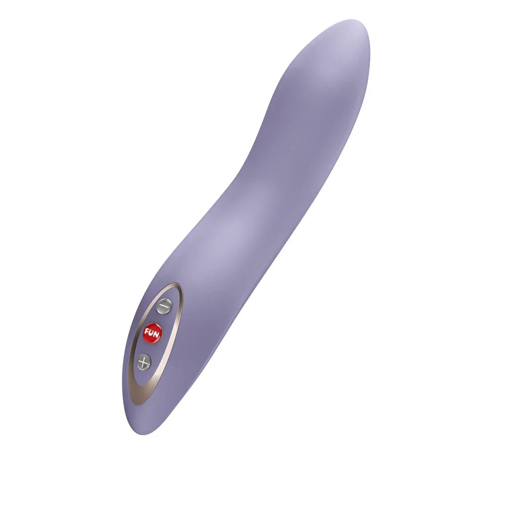 Fun Factory STRONIC FLOW Light Violet - Light Violet USB Rechargeable Thrusting Vibrator - Take A Peek