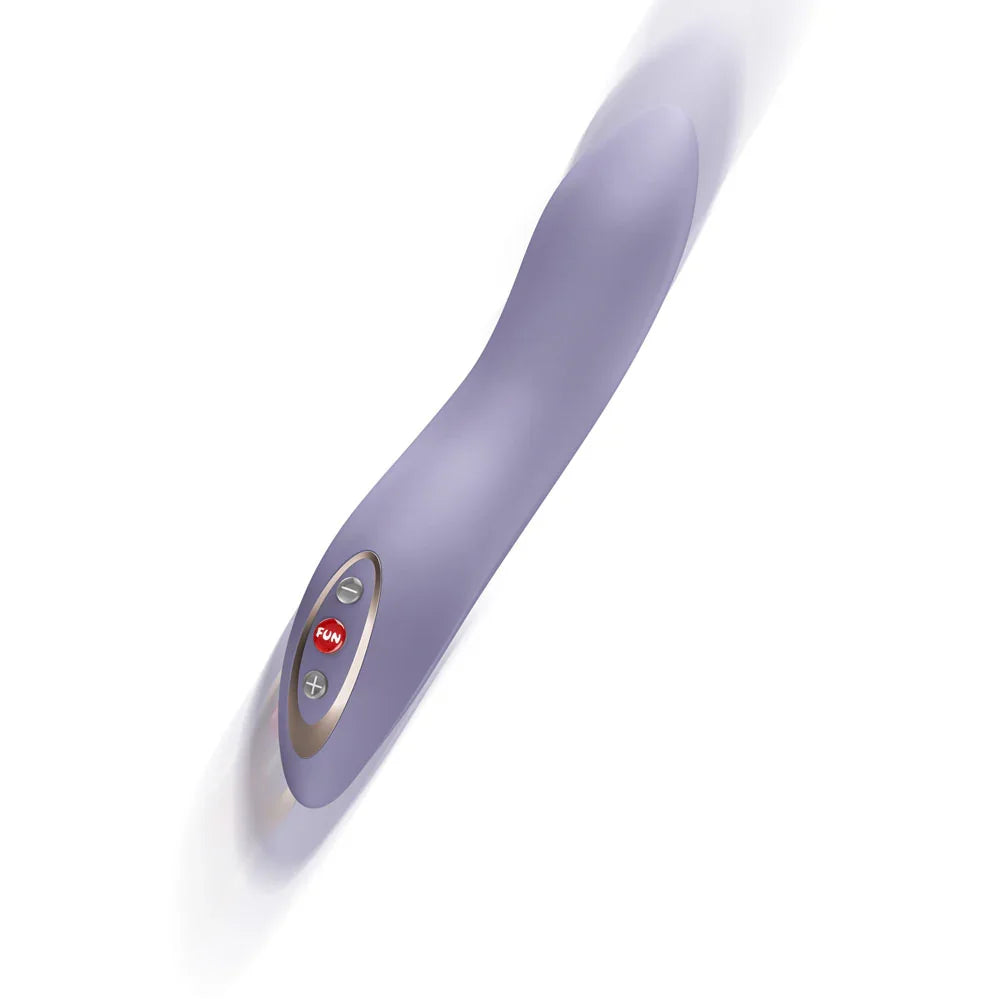 Fun Factory STRONIC FLOW Light Violet - Light Violet USB Rechargeable Thrusting Vibrator - Take A Peek