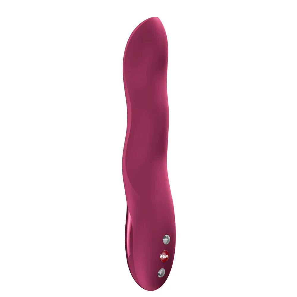 Fun Factory STRONIC WAVE Wine - Wine USB-C Rechargeable Thrusting Vibrator - Take A Peek