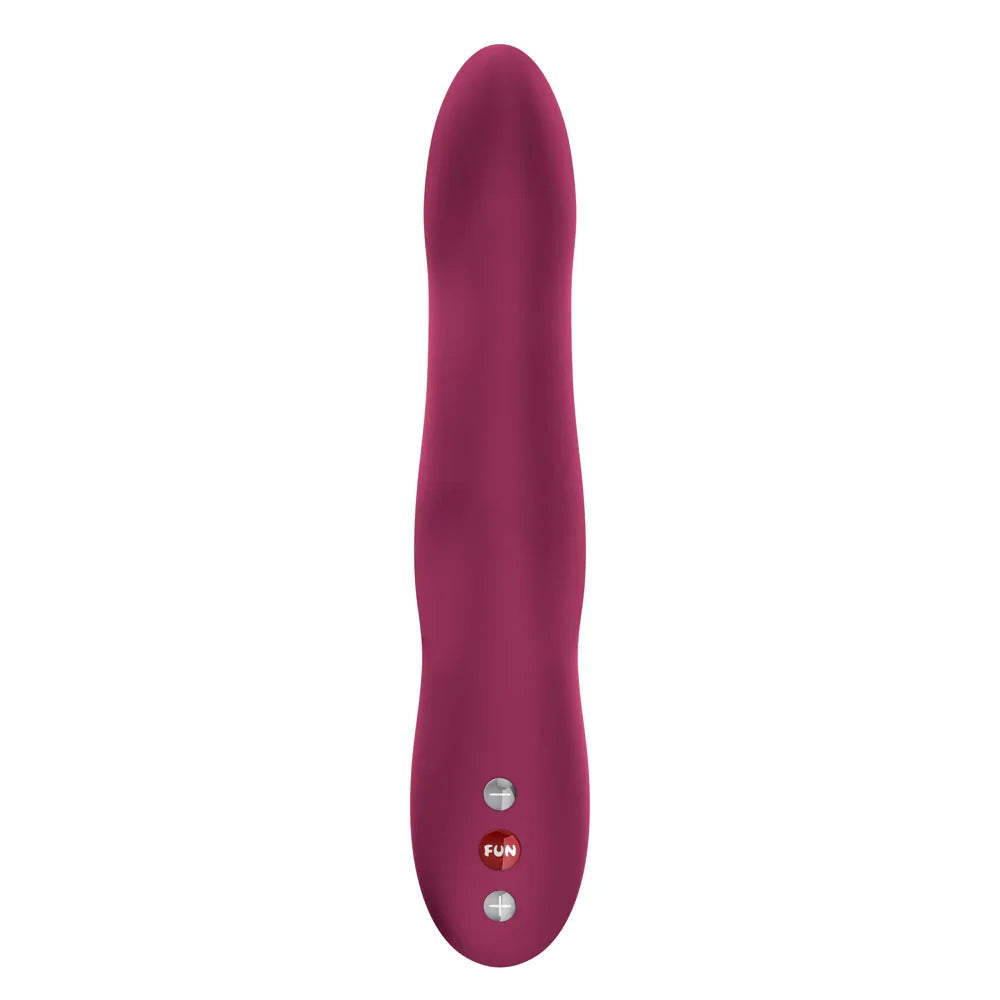 Fun Factory STRONIC WAVE Wine - Wine USB-C Rechargeable Thrusting Vibrator - Take A Peek