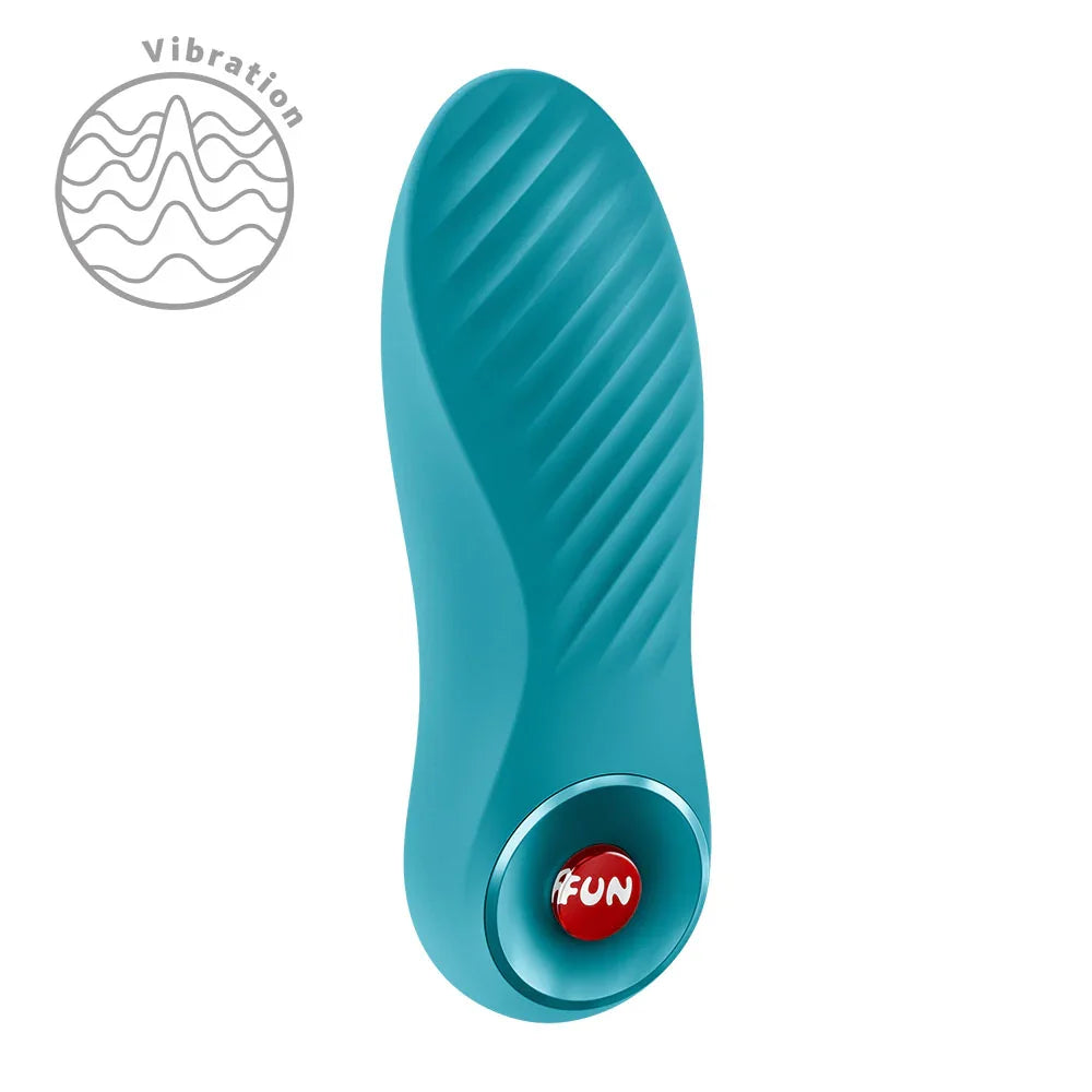Fun Factory BIJOU Aquamarine - Aquamarine USB-C Rechargeable Stimulator - Take A Peek
