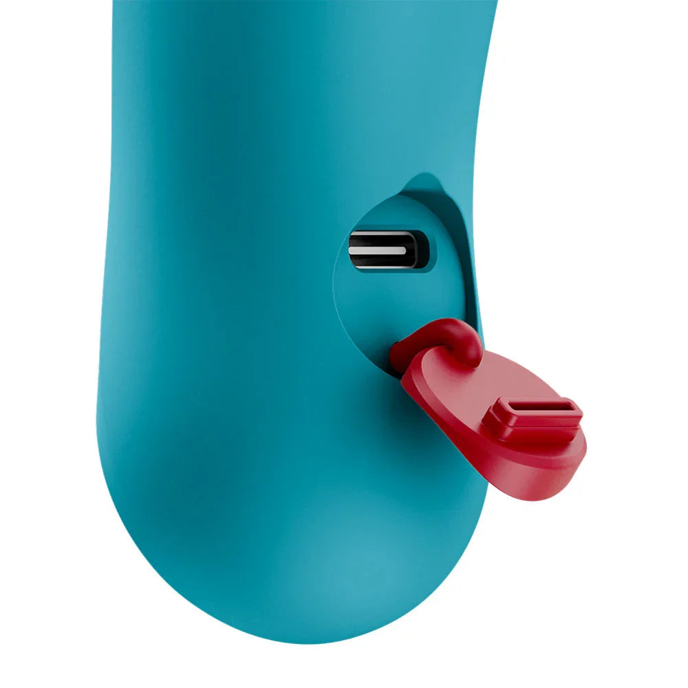 Fun Factory BIJOU Aquamarine - Aquamarine USB-C Rechargeable Stimulator - Take A Peek