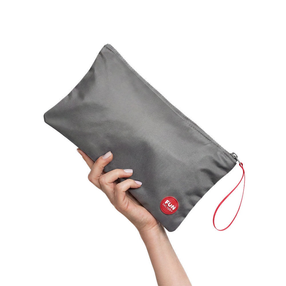 Fun Factory TOYBAG M - Dark Grey Medium Toy Storage Bag - Take A Peek