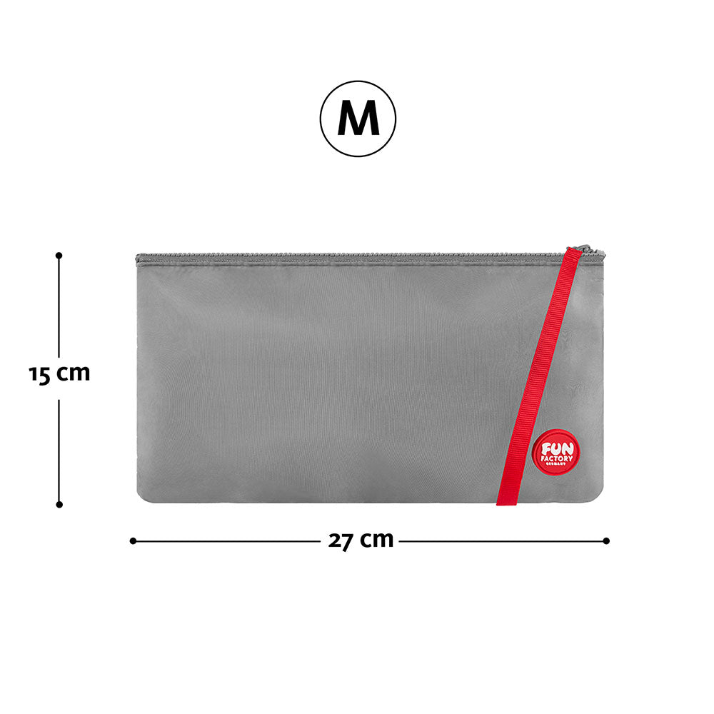 Fun Factory TOYBAG M - Dark Grey Medium Toy Storage Bag - Take A Peek
