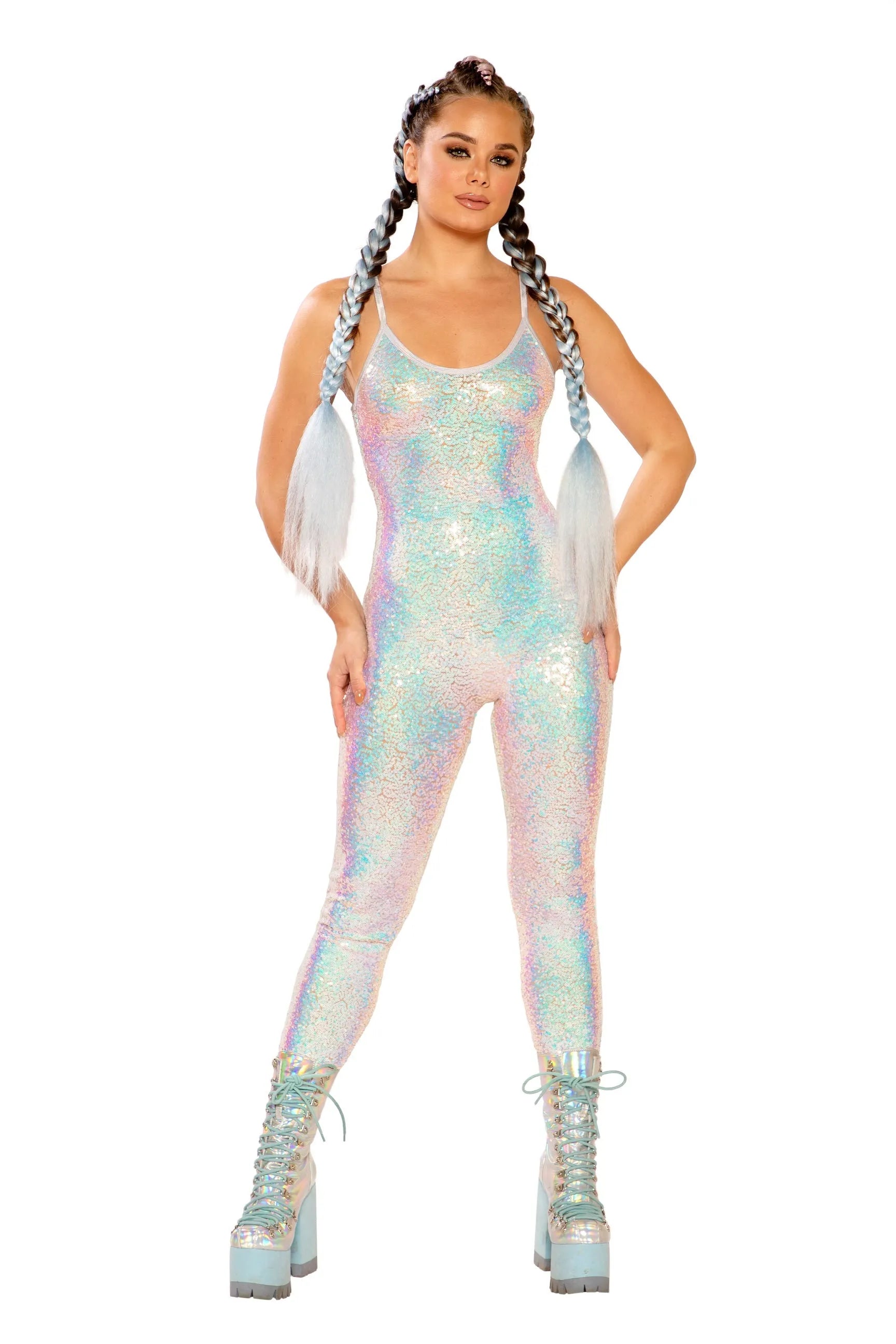 FF143 - STRETCH SEQUIN CATSUIT - Take A Peek