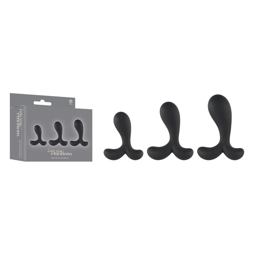 Intense Emotions - Butt Plugs - Set of 3 Sizes - Take A Peek