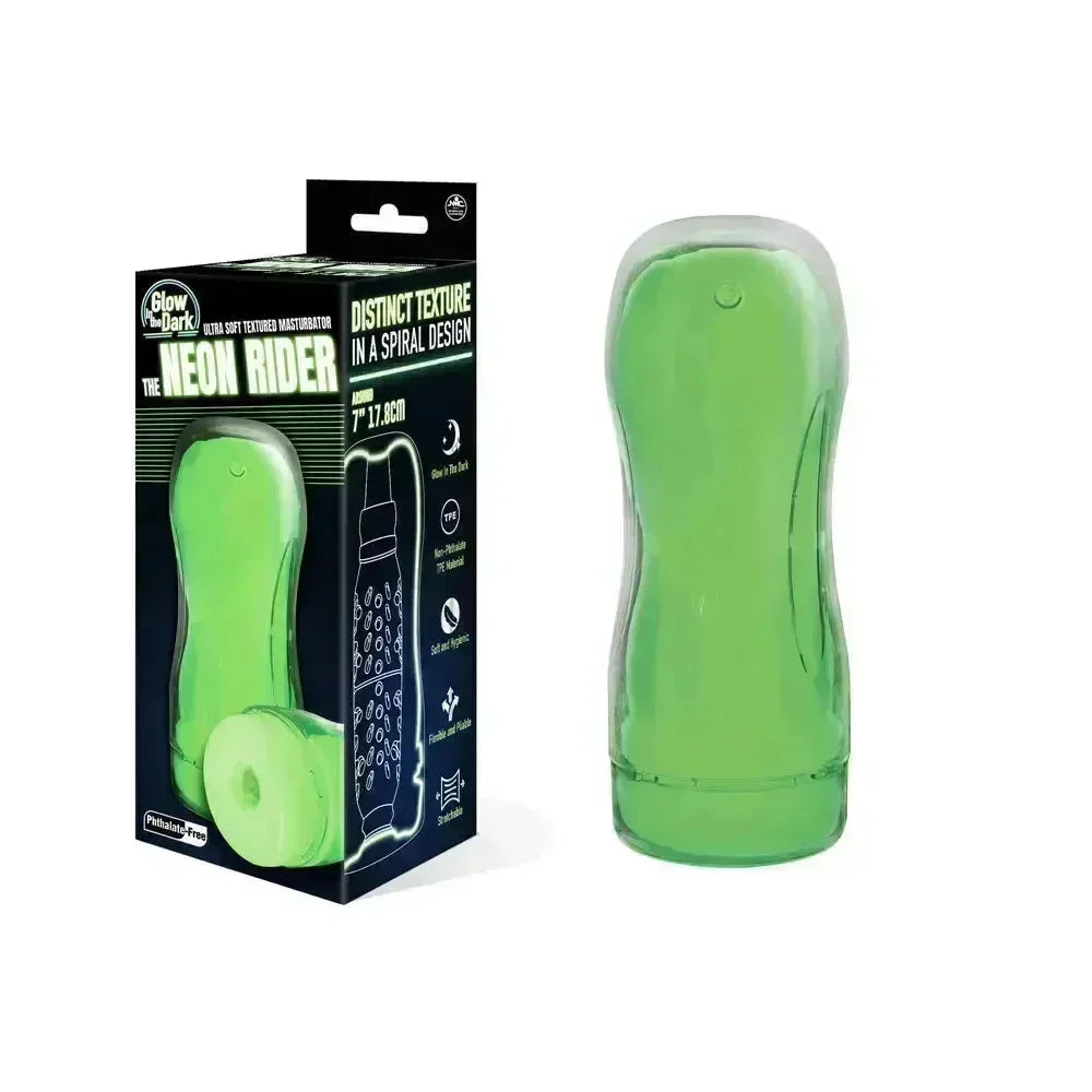 The Neon Rider - Glow in Dark 17.8 cm Stroker - Take A Peek