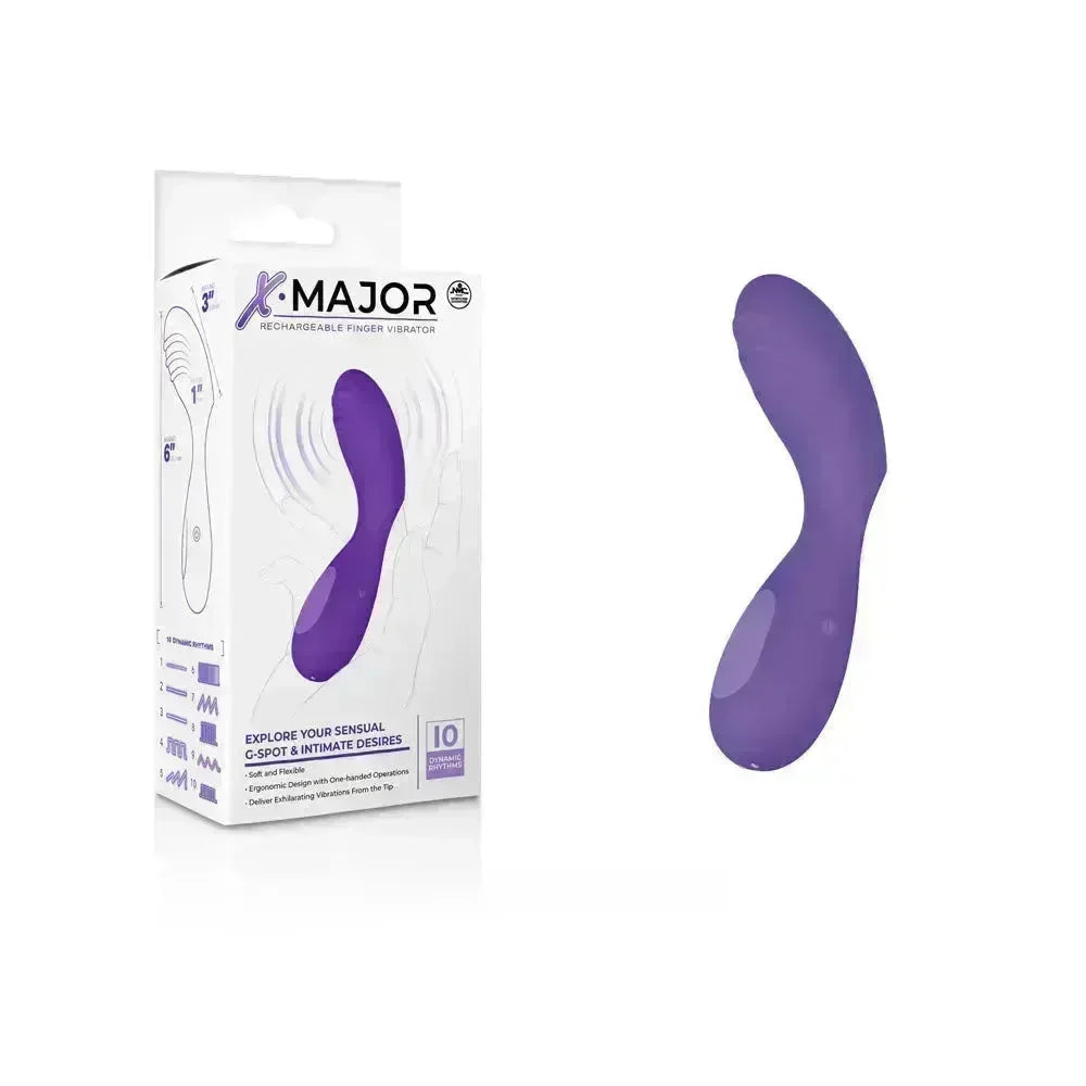 X Major Finger Vibe - - USB Rechargeable Finger Stimulator - Take A Peek
