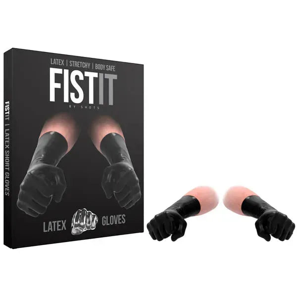 Fist-It Latex Short Gloves - Take A Peek