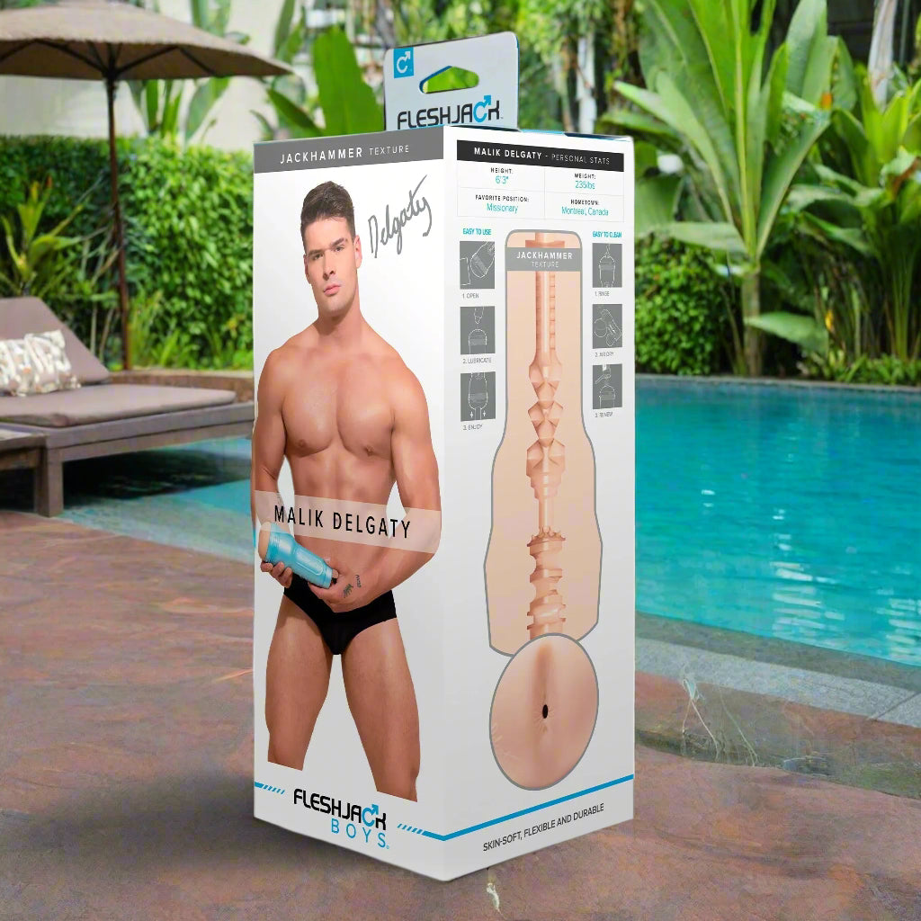 Fleshjack Boys Malik Delgaty Jackhammer - Take A Peek