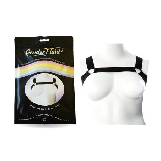 Gender Fluid Mason Harness L-XXL Black - Take A Peek