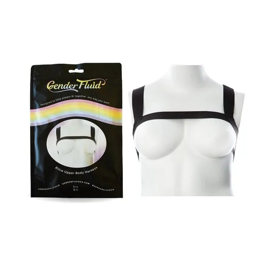 Gender Fluid Billie Harness S-L Black - Take A Peek