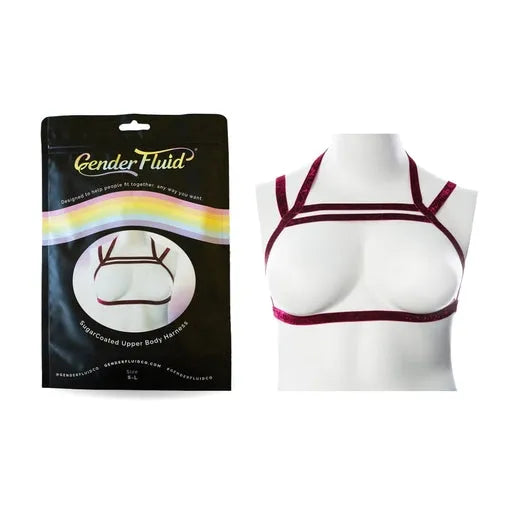 Gender Fluid Sugar Coated Harness S-L Raspberry - Take A Peek