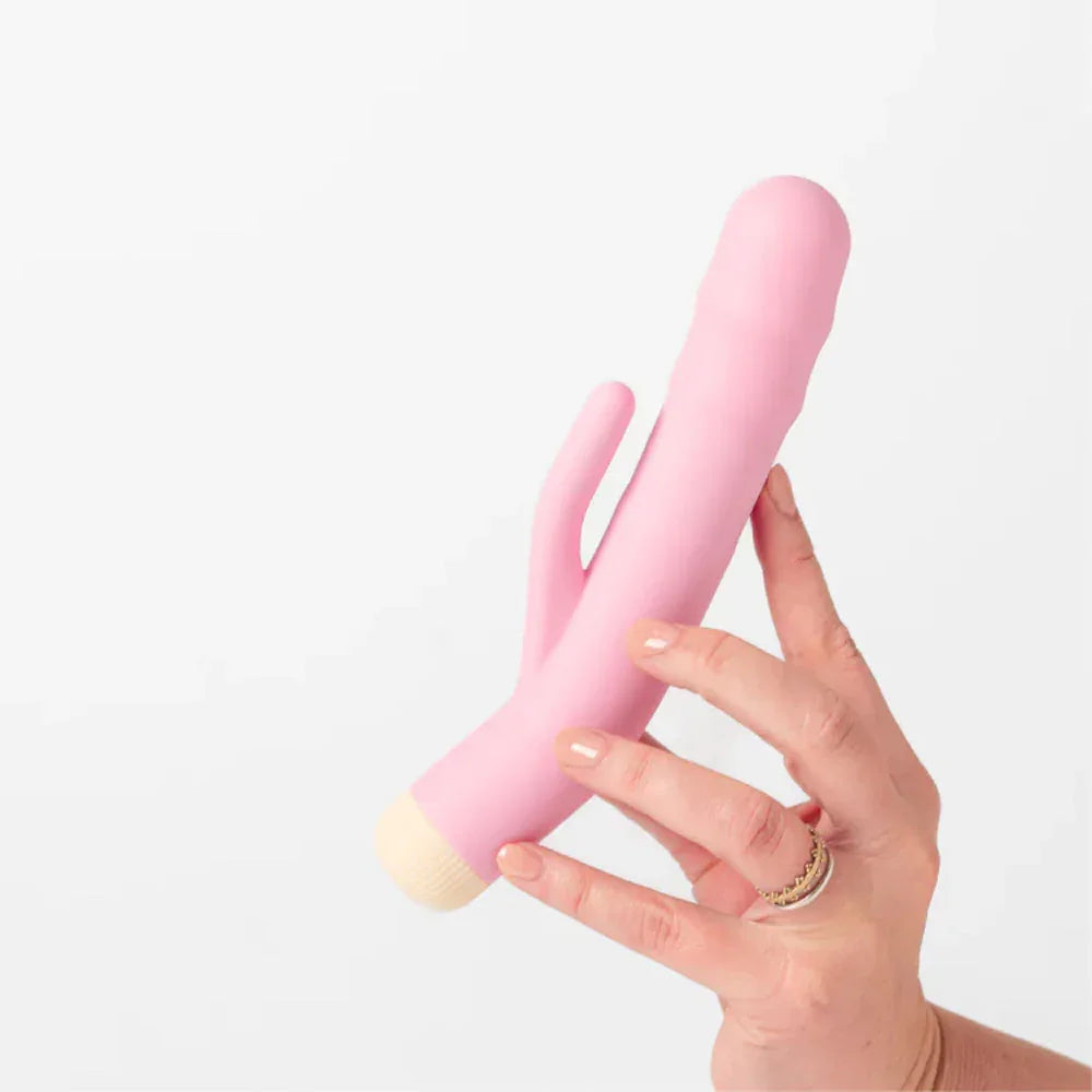 Girls Get Off - DeeDee - 19 cm USB Rechargeable Thrusting Rabbit Vibrator - Take A Peek