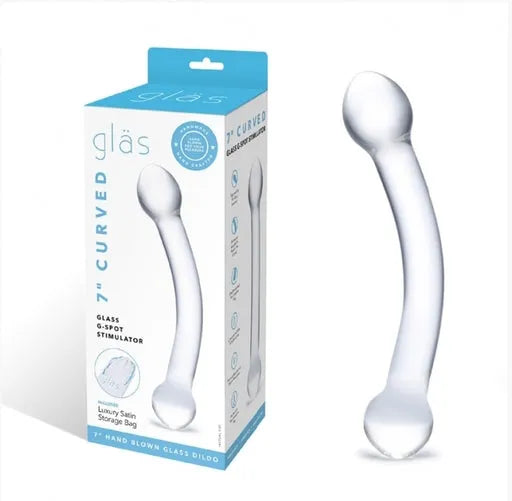 7" Curved Glass G Spot Stimulator - Take A Peek