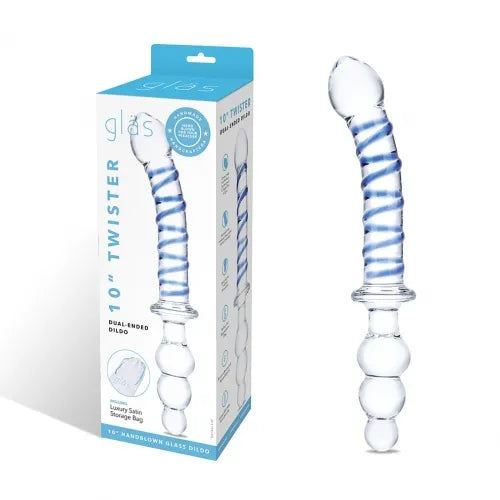 10" Twister Dual-Ended Dildo - Take A Peek