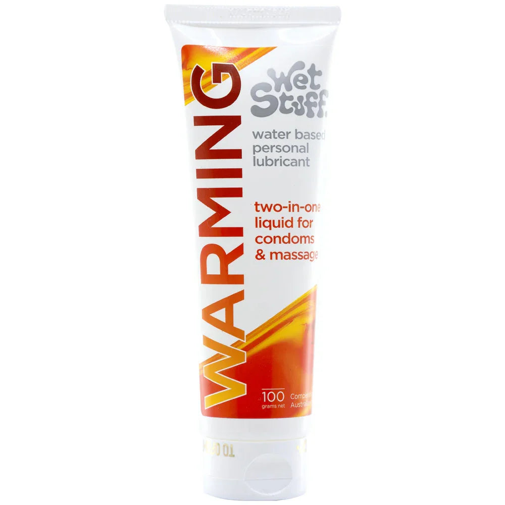 Wet Stuff Warming - 100g Tube - Warming Water Based Lubricant - 100 gram Tube - Take A Peek