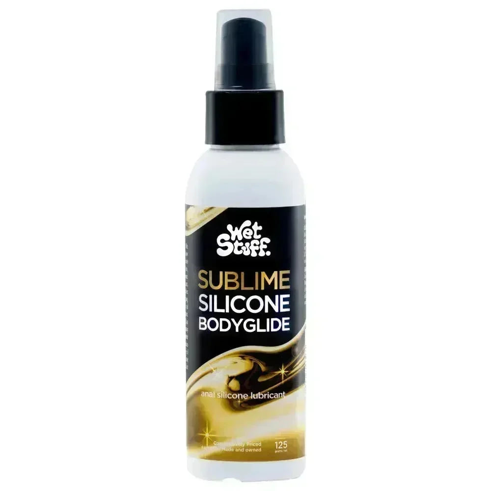 Wet Stuff Sublime - 125g Pump Top - Anal Silicone Lubricant - 125 gram Pump Bottle - Take A Peek