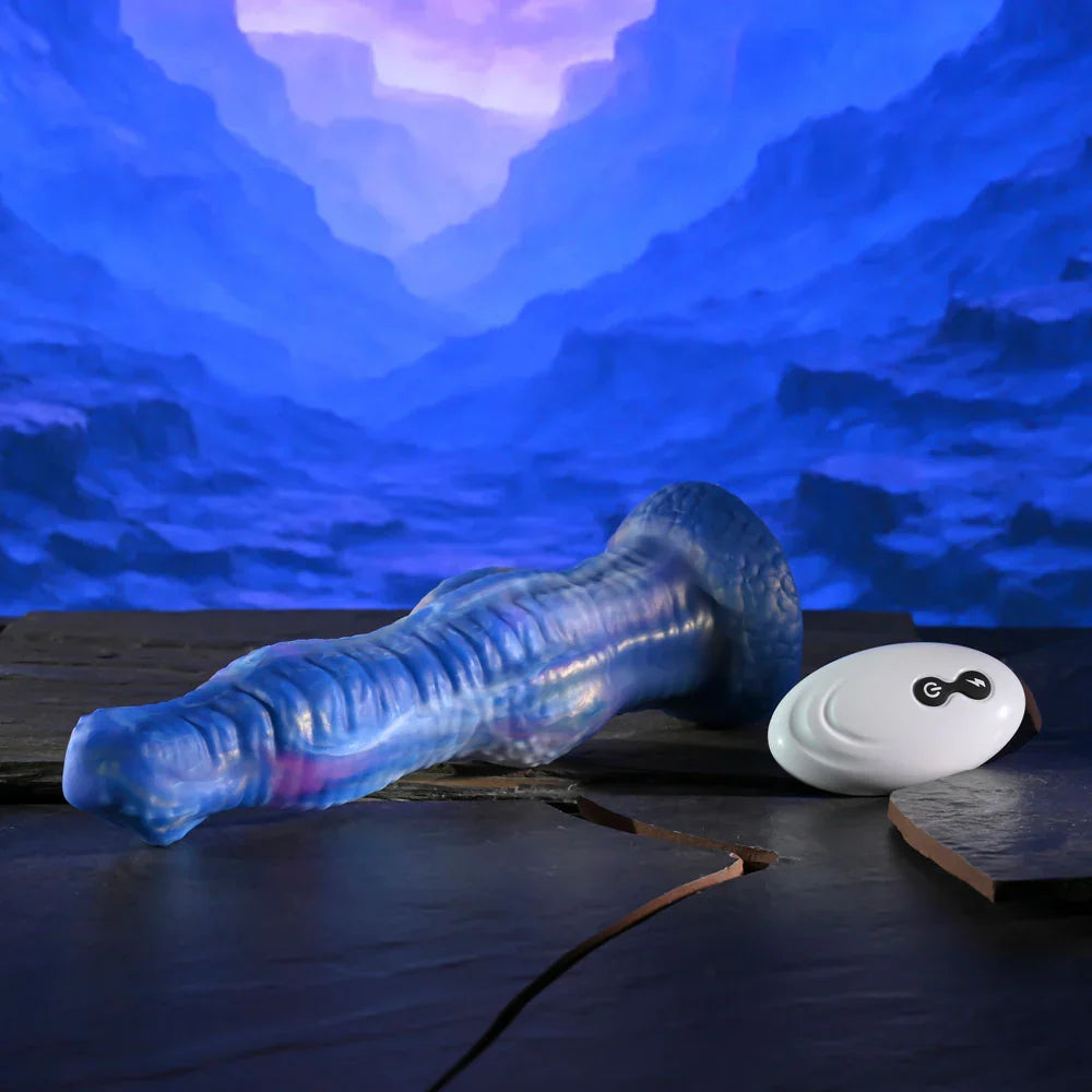 Gender X WILDEST DREAMS - USB Rechargeable Vibrating and Thrusting Fantasy Dildo with Wireless Remote - Take A Peek