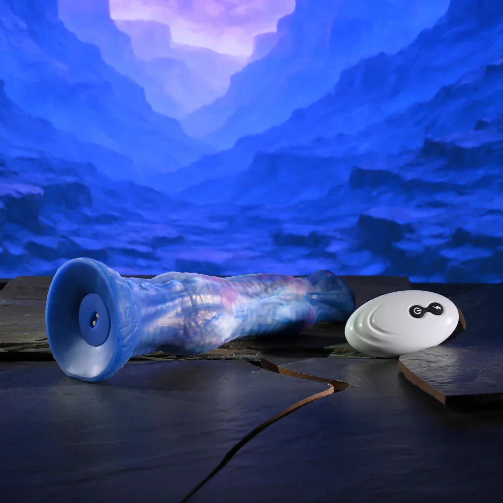 Gender X WILDEST DREAMS - USB Rechargeable Vibrating and Thrusting Fantasy Dildo with Wireless Remote - Take A Peek