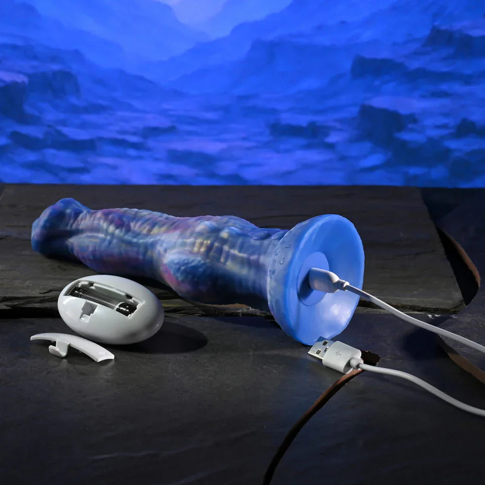 Gender X WILDEST DREAMS - USB Rechargeable Vibrating and Thrusting Fantasy Dildo with Wireless Remote - Take A Peek