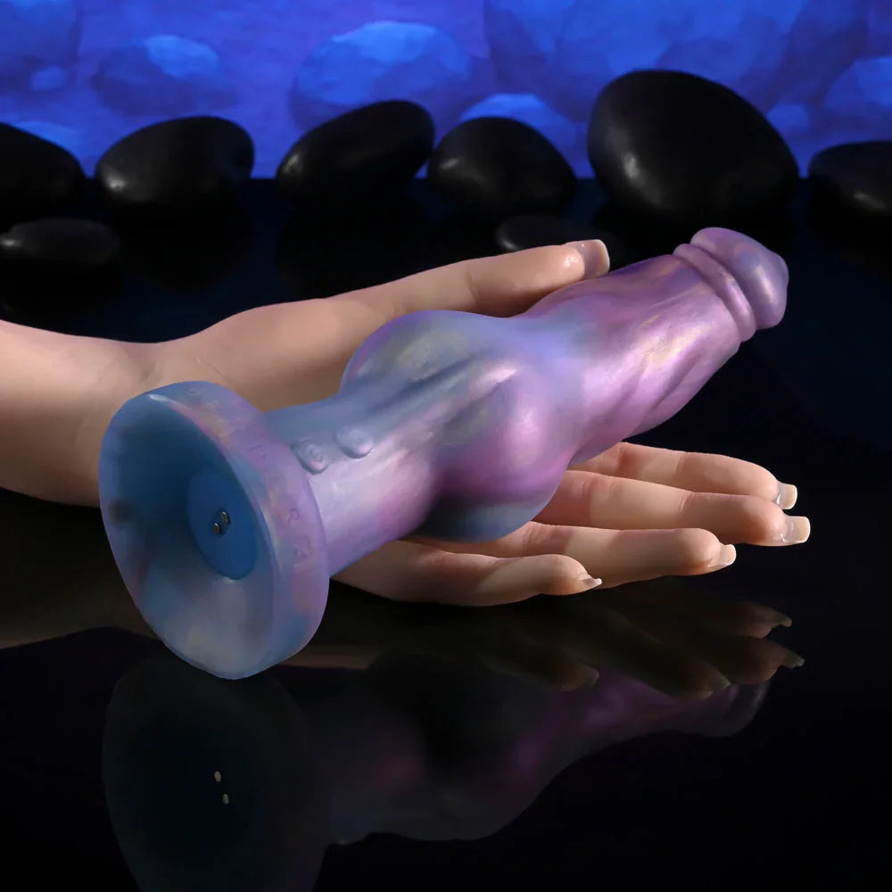 Gender X IMAGINARY FRIEND - /Pink USB Rechargeable Vibrating Fantasy Dildo with Wireless Remote - Take A Peek